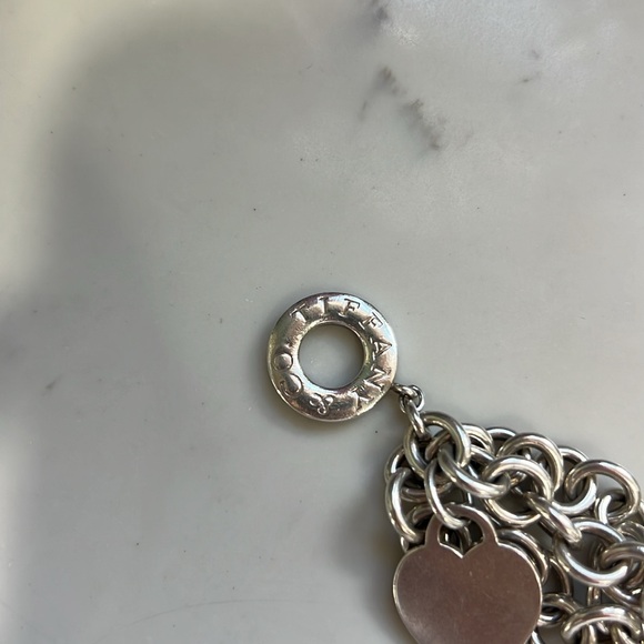 Tiffany & Co. Sterling Silver Heart Tag Toggle Chain Link Necklace. 💙 - Picture 7 of 17